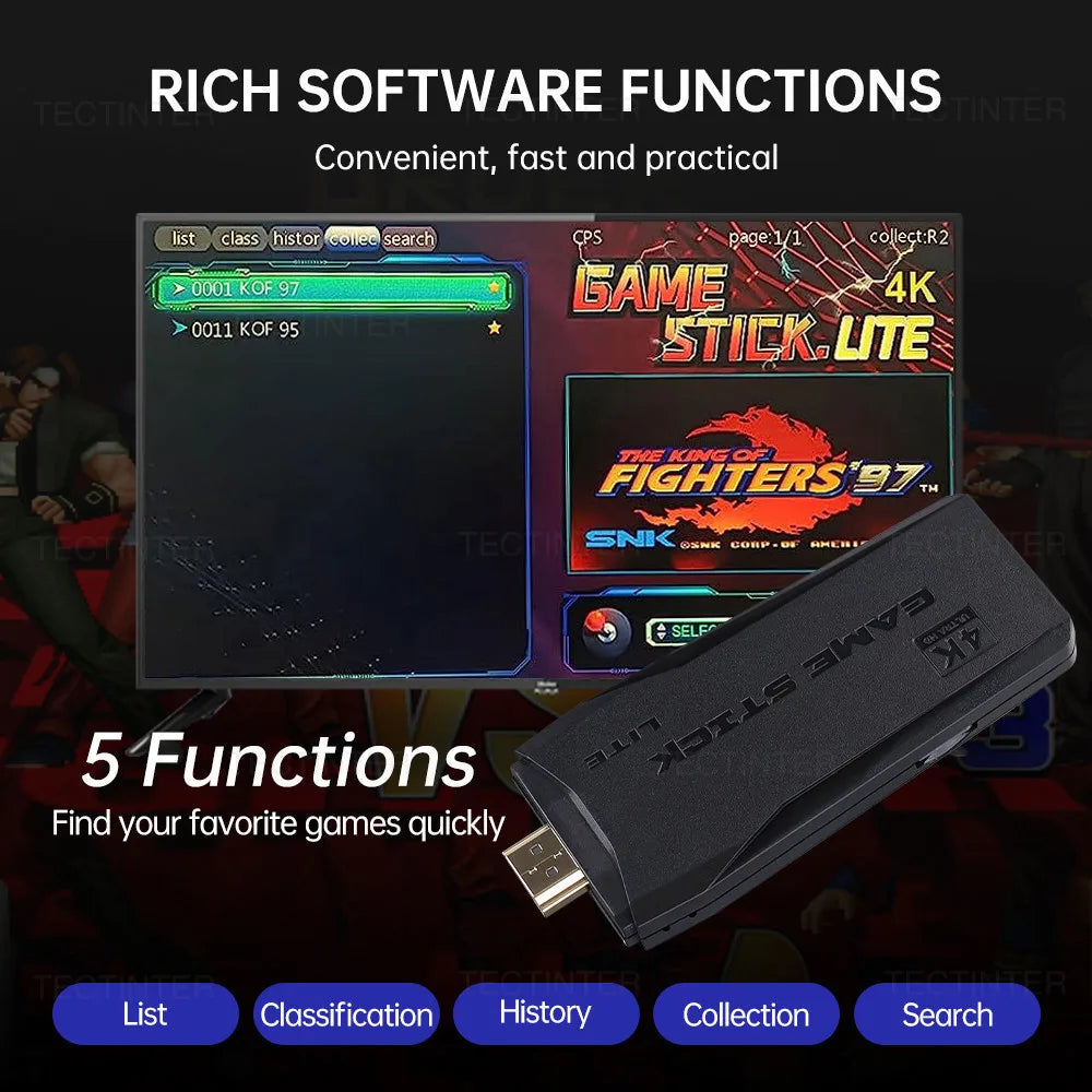 Consola de videojuegos M8 4K con 20.000 juegos integrados, mando inalámbrico, retro, portátil, para PS1, envío directo