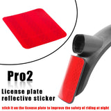 Rear Fender Reflective Sticker for Xiaomi Pro2 Mi3 Rear Mudguard Warning Strip Decorative Sticker Electric Scooter Accessories