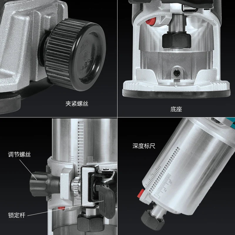 Makita DRT50 Original Cordless Trimmer Rechargeable Trimming Machine Brushless Slotting Tool Milling Woodwork Engraving Machine
