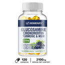 Glucosamine Chondroitin MSM Turmeric Boswellia - Antioxidant, Supports Joint and Bone HealthSupplement