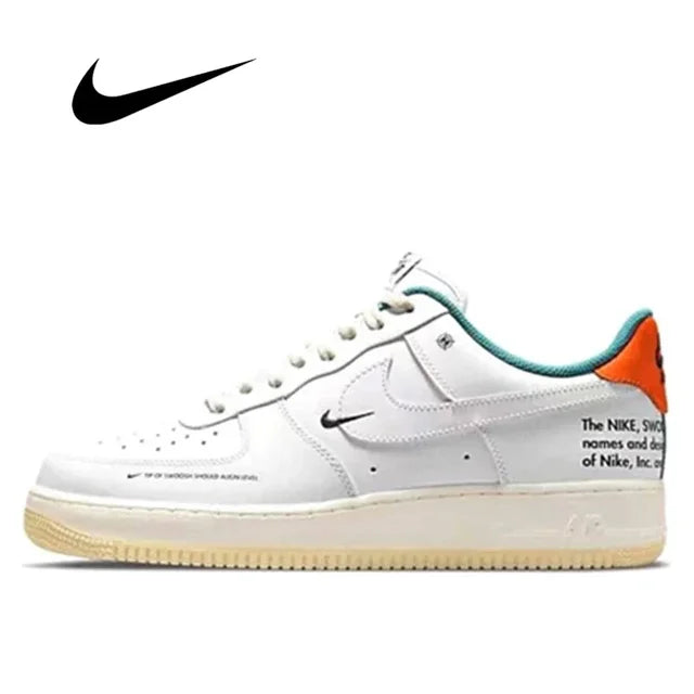 Zapatillas de skate Nike Air Force 1 Low Retro para hombre y mujer, clásicas, negras, informales, cómodas, AF1 