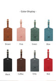 Fashionable new PU luggage tag, boarding pass for overseas travel, luggage tag, anti-loss name card, luggage tag