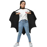 Deluxe Halloween Bat Cape Black Hairpin Mask Cape Costumes Carnival Party Children Unisex Cosplay Decorative Props