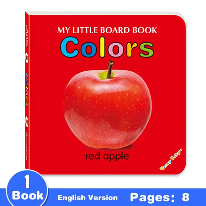 Baby Colorful Pattern Card Books Interactive Sensory Baby Toys Newborn Development Gift Accompanying Reading Early Education