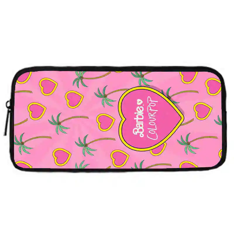 Mochila escolar infantil con diseño de Barbie y bolsas para el almuerzo y lápices para guardería, el mejor regalo para niños y niñas.