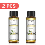 EUQEE 10ml Pure Natural Essential Oil Blue Tansy Cardamom Lime Palo Santo Honeysuckle Eucalyptus Patchouli Citronella Aroma Oil