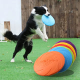 OUZEY-Bite-resistant Flying Disc Toys for Dogs, Multifunctional Pet, Dog Training Toys, Interactive Outdoor Game 
