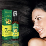 Ginger Hair Growth Serum Sprayer Fast Hair Growth Dense Regrowth Ginger Serum Oil Natural Hair Growth Accelerator For Stronger
