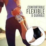 WRELS Sports Ankle Brace Support Adjustable Compression Sleeve Elastic Foot Breathable Anti-Sprain Support Heel Protective Strap