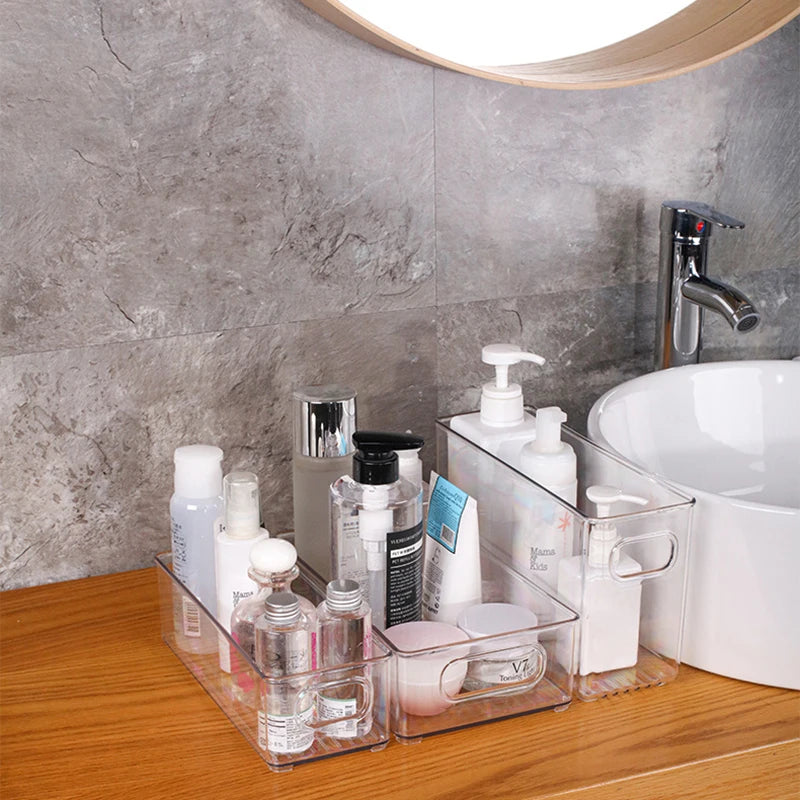 Transparent Refrigerator Storage Box Vegetable Fruit Organizer Fridge Clear Container for Kitchen Food Drinks Storage