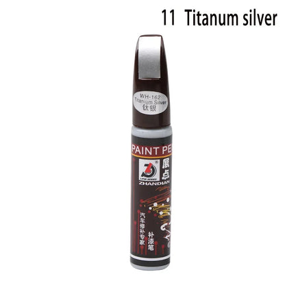 Car Paint Scratches Repair Pen Brush Waterproof Paint Marker Pen Car Tyre Tread Care Automotive Maintain Black White Red Silver