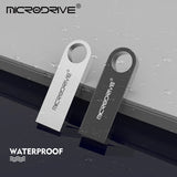 Waterproof USB Flash Drive, Pen Drive, 4GB, 8GB, 16GB, 32GB, 64GB, Metal Pendrive, Card Memory Stick Drives, U Disk with Key Ring