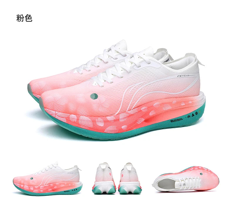 Marathon Cushion Carbon Plate Sports Running Shoes Men Breathable Lightweight Women Comfortable Nonskid Speciality Sneakers 45