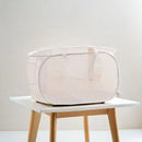 Durable Collapsible Laundry Basket, Mesh Pop Up Laundry Hamper With Side Pocket, Foldable Clothes Storage Hamper With Reinforced