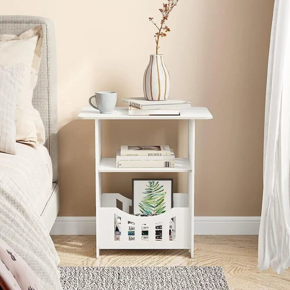 Bedside Table Simple European Style Living Room Sofa Side Table Removable Bedroom Nightstand Hollow Bedside Tables Furniture