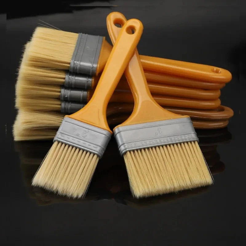 5PCS Multifunction Plastic Handle Paint Brushes for Wall and Furniture Paint Tool Set Painting Brushes Artist Paint Brushes