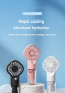 Portable Handheld Spray Fan,Water Spray Mist Fan,Student Dormitory Mini Fan,Summer Supplies, Cooling Tools,Outdoor Small Fan 1pc