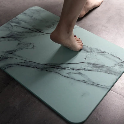Ultra Non Slip Bath Mat Super Absorbent Bathroom Rug Quick Dry Stone Bathroom Mat 100% Diatomaceous Earth Shower Rug ﻿ 발매트