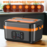 A98I-Cordless Electric Lunch Box, Rechargeable Self-Heating Food Warmer With 16000Mah Battery, For Work/Travel/Car/Office