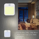 Night Light Motion Sensor With LED Light EU Plug Lamps Children'S Night Light Wireless Night Lamp For Bedside Table Bedroom