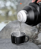 316 Stainless Steel Insulated Thermos Bottle, 1L, 2L, 3L, Outdoor Travel Coffee Mugs, Thermal Vacuum Water Bottle, Thermal Mug