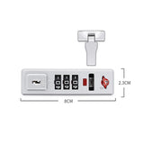 TSA Customs Lock Luggage Compartment Password Lock Accessories PKE Buckle Trolley Case Accessories Buckle Luggage Bag Lock