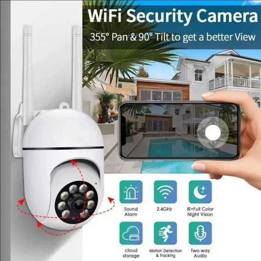 3MP WiFi IP Outdoor Cameras Surveillance Video Human Detection 4X Digital Zoom CCTV Security Wireless Monitor Audio Night Vision