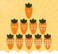 Children's puzzle, DIY non-woven felt, handmade carrot, apple tree, digital teaching aids, Montessori toys for baby 