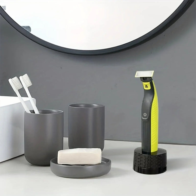 Wall Mounted Charging Base Charger Holder for Philips Norelco OneBlade QP2520 QP2630 QP2724 QP2834 Hybrid Electric Shaver