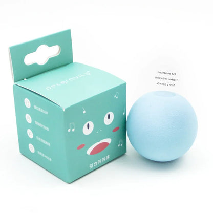 Juguetes inteligentes para gatos, pelota interactiva de peluche, juguete eléctrico de entrenamiento con hierba gatera, juguete con sonido táctil para gatitos, producto para mascotas, juguete con chirrido, pelota, suministros para gatos