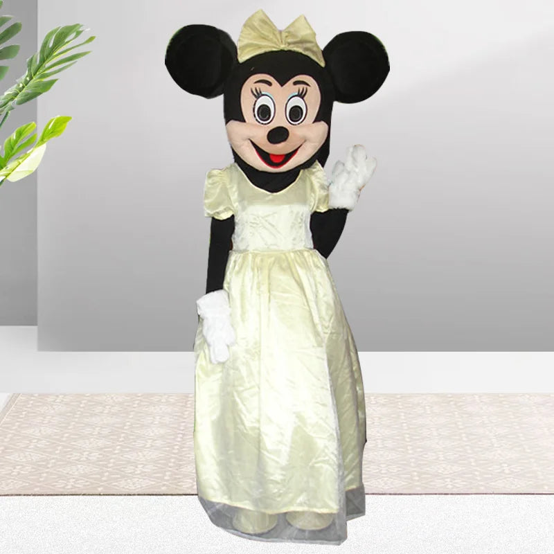 Mickey Minnie Mouse Mascot Set Cartoon Characters Cosplay Dress Suits Event Carnival Party Performance Props Birthday Gift