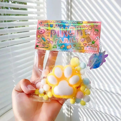 Juguete de gato de poliuretano para apretar, para niños, antiestrés, descompresión, regalo mochi 