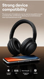 Lenovo TH11 Over-Ear Headsets Bluetooth 5.4 HI-FI Stereo Noise Cancelling Headphones Wireless Wired Gaming Earphones Comfortable