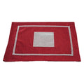 Heat Resistant Dining Table Mat Diamond Embedded Anti Slip Western Dining Pad Cushion Home Use Tablecloth Accessories