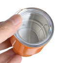 Mini vasos de 3oz con tapa y pajita, botellas de agua de sublimación de acero inoxidable, vasos de chupito de Metal, artículos para beber para verano e invierno, 1 ud.