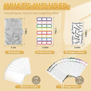 New Budget Plan Notebook A6 Cash Envelope Saving Money 6 Holes Binder for Financial Management A6 Loose-leaf Notebook Binder