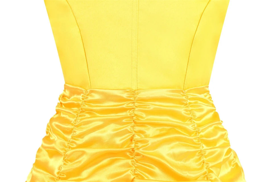Children's Halloween Role Play Fairy Princess Belle Dress Xmas Carnival Masquerade Performance Birthday Party Fancy Girl Clothes