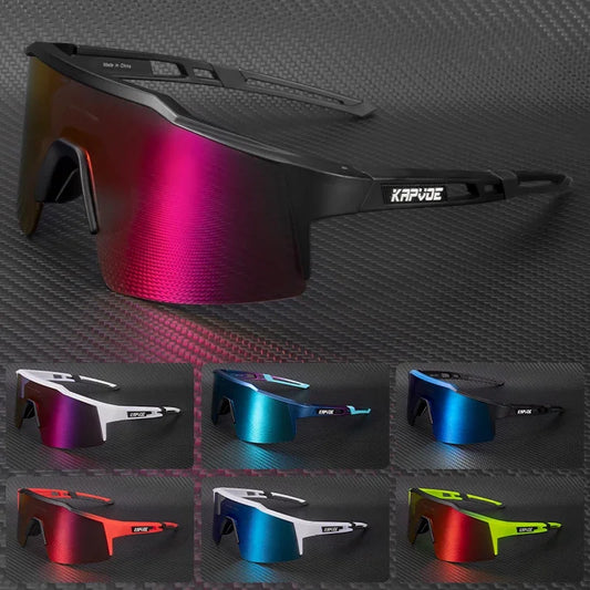 Men Women Polarized 4 Lens Sunglasses Cycling Bike Glasses Bicycle MTB Goggle Outdoor Sport Eyewear Anti-Glare Uv400 Equipment
