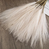 10pcs Fake Pampas Grass, Pampas Grass for Floor Vase, Tall Pampas Grass Decor for Vase Fillers, Boho Rustic Farmhouse Home Decor 