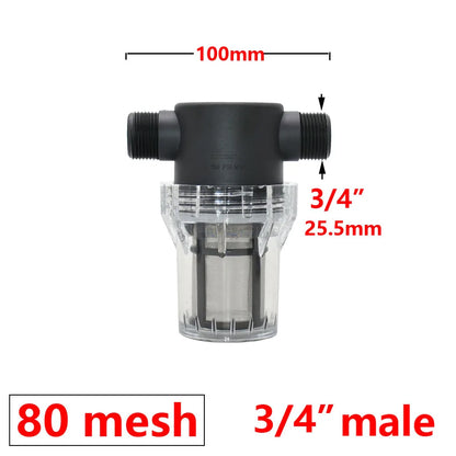1/2 3/4 1 Inch Watering Filter For IBC Tank Tap Adapter S60 Ton Barrel Joint Garden Irrigation Aquarium Pump Water Gun Strainer