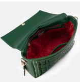 CH Autumn and Winter Solid Color Crossbody Bag Letter Printing High Quality Women's Fashion Elegance 2025 Classic Women's Bag