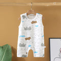 New 2025 Soft and Lightweight Cotton Baby Crawling Clothes for Boys Girls Aged 1-20 Months Children Romper Kids Homewear
