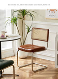 Mid-Century Modern Dining Chairs with Metal Frame, Multiple Styles Leisure chair for Kitchen, Living Room, Office , Muebles