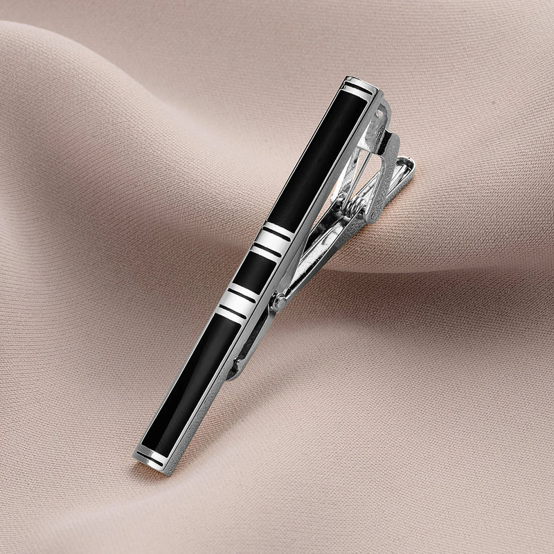 1PC Minimalist Tie Clip For Men Tie Clip To Man Shirt Business Pisa Ties Men's Cuff Tie Pins Man Fashion Jewelry Cufflink Lawyer