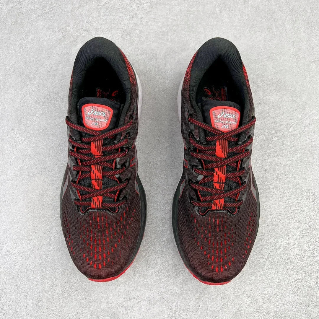 Zapatillas de running todoterreno originales Asics Gel Kayano 28 para hombre, amortiguación, estabilidad y transpirables.