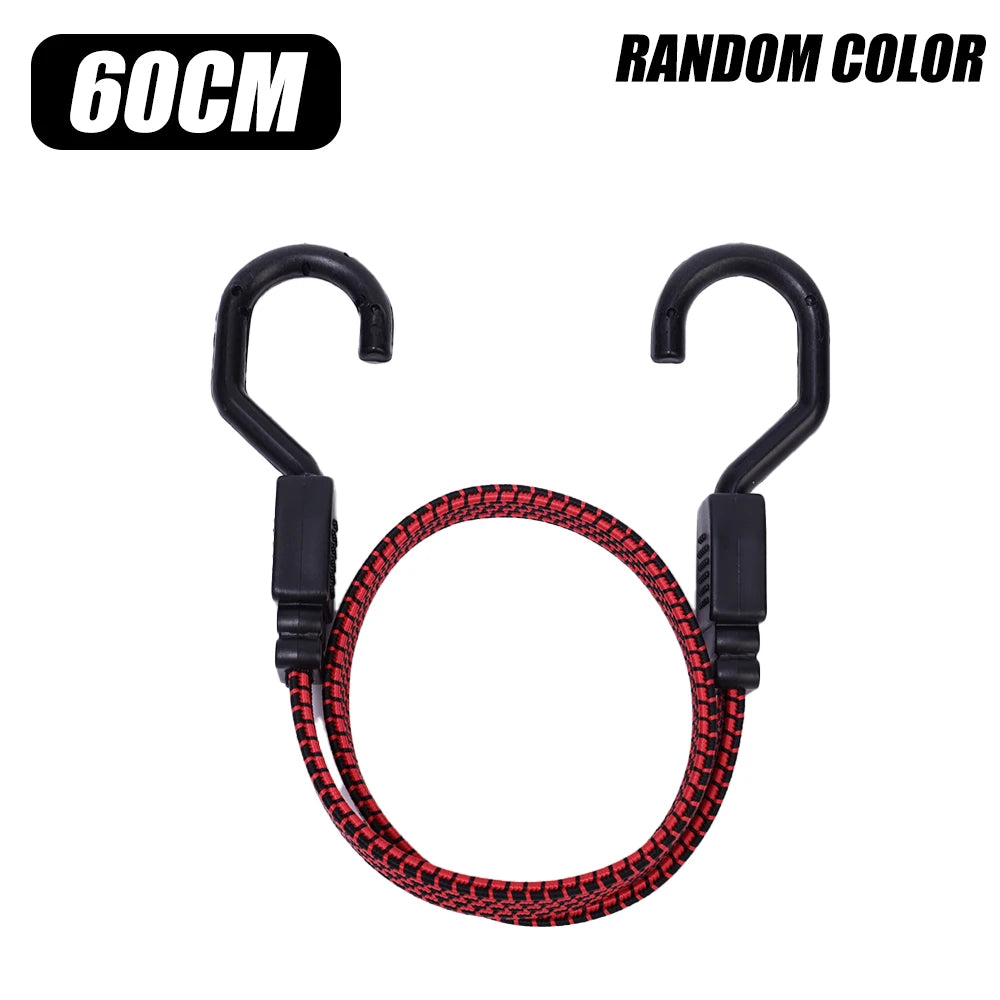 New Elastics Rubber Luggage Rope Cord Hooks Bikes Rope Tie Bicycle Luggage Roof Rack Strap Fixed Band Hook Car Accessories