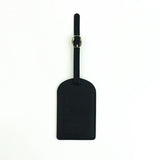 Customized Letters Smooth PU Leather Classic Ultra-Thin Travel Aviation Luggage Tag Signature Luggage Label