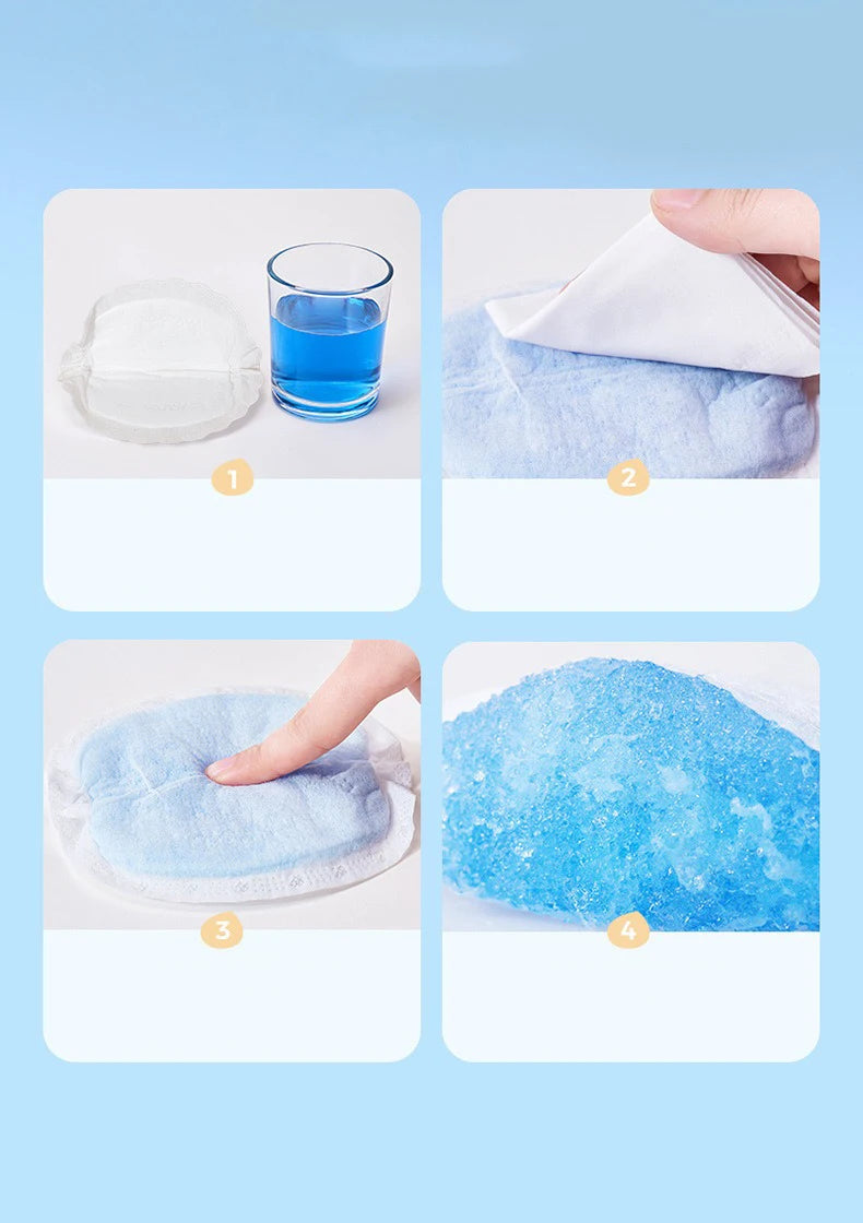 30 Pcs Disposable Breastfeeding Nursing Pads Breathable Dry Slim Super Absorbency Cotton Anti-Leak Pads During Lactation