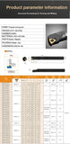 LIHAOPING SNR0008K08 SNR0012M11 SNR0016Q16 SNR0020R16 SNR0020R22 SNR0025S22 SNR Herramienta de torneado de rosca interna Cortador de torno 16IR