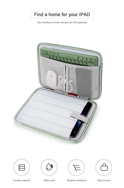 Sleeve Case For iPad 10th 9th Generation Pro 12 9 Shockproof Cover for Air 5/4 MiPad 5 Pro 11 12.4 Bag For Macbook Matepad 12.6